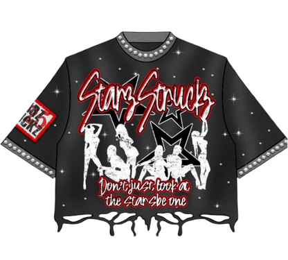 All star cropped shirt